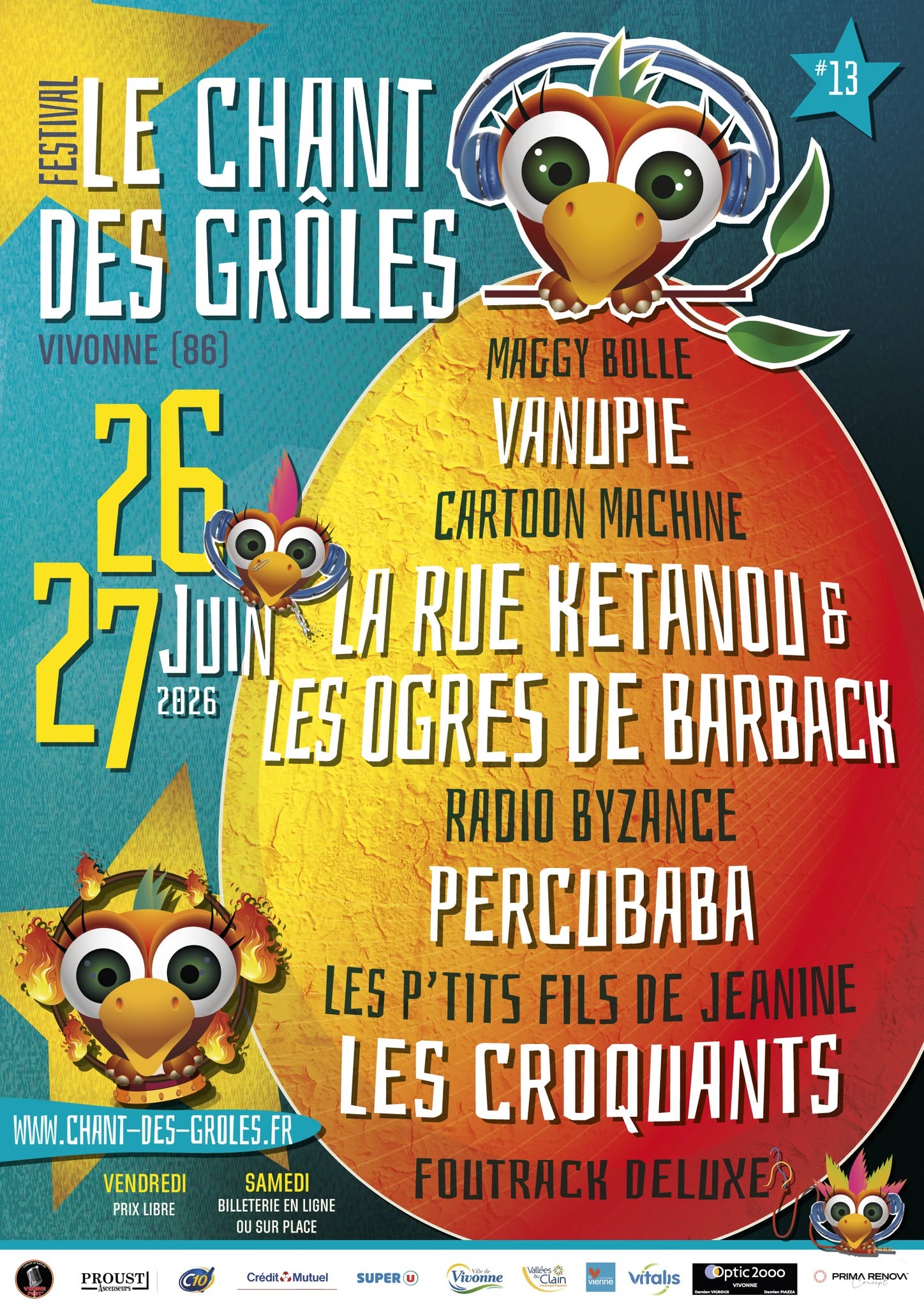 Le Chant des Grôles 13ème édition